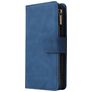Mobigear Zipper Huawei P40 Cover a libro portafoglio - Blu