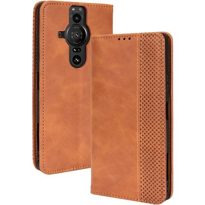 Mobigear Sensation Sony Xperia Pro-I Lompakkokotelo + Setelitasku - Ruskea