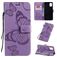 Mobigear Butterfly Samsung Galaxy A51 Funda tipo libro Cartera - Morado