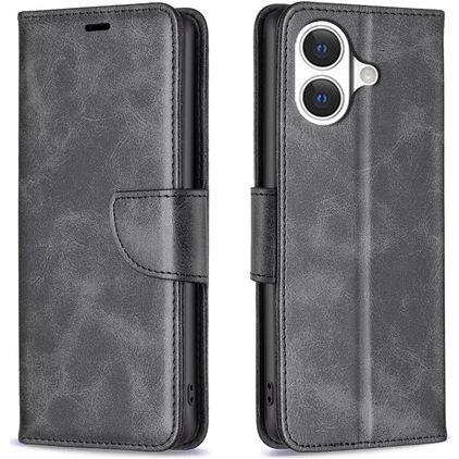 Mobigear Excellent iPhone 17 Wallet case - Black