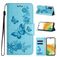 Mobigear Butterfly Samsung Galaxy A35 Funda tipo libro Cartera - Azul