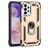 Mobigear Armor Ring Samsung Galaxy A23 Hard Case Back cover Shockproof with Ring Holder - Gold