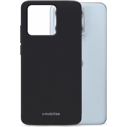 Mobilize Rubber Gelly Motorola Edge 70 Max TPU flexible Carcasa - Negro