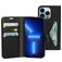 Mobiparts Classic Wallet iPhone 13 Pro Plånboksfodral med sedelfack - Svart