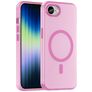 Mobigear Shockproof iPhone 17e MagSafe Plástico rígido Capa traseira - Rosa