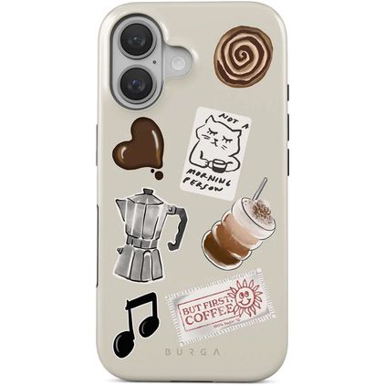 Burga Tough iPhone 16 MagSafe Hardcase Back cover Antiurto - Oat Milk Please