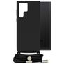 Mobilize Lanyard Gelly Samsung Galaxy S22 Ultra Flexibel TPU Skal med rem - Svart