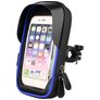 Mobigear Weather Shield Supporto bici per smartphone con attacco al manubrio Custodia Universale (max 17 cm x 9 cm) - Blu