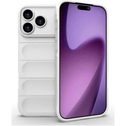 Mobigear Bumpy iPhone 17 Pro Max Flexibel TPU Skal - Vit