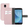 Mobiparts Saffiano Wallet Samsung Galaxy J5 (2017) Funda tipo libro Cartera - Rosa