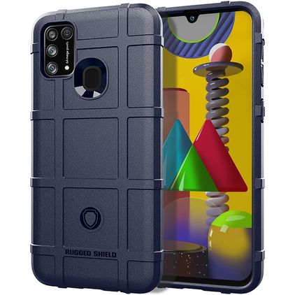 Mobigear Rugged Shield Xiaomi Redmi 9C Flexible TPU Back cover Shockproof - Blue