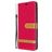 Mobigear Fabric Samsung Galaxy A21 Tessuto Cover a libro portafoglio - Rosso