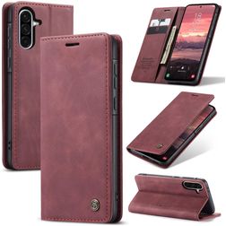 CaseMe 013 Samsung Galaxy A56 Lompakkokotelo + Setelitasku - Punainen
