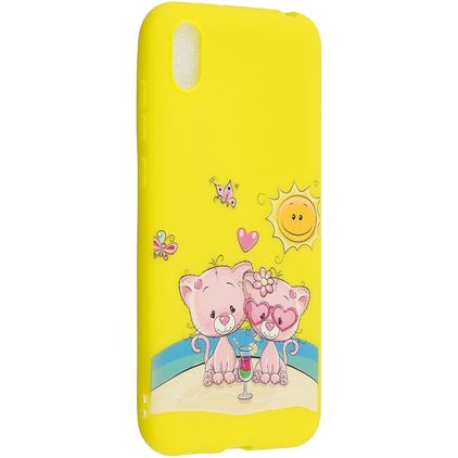 Mobigear Design HONOR 8S TPU flexible Carcasa - Bear