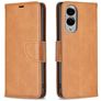 Mobigear Excellent Samsung Galaxy S25 Edge Funda tipo libro Cartera - Coñac
