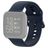 Mobigear Sport Buckle Silikon Fitbit Versa Lite Armband Spänne - Mörkblå