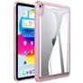Mobigear Crystal iPad 11 (2025) Capa rígida traseira - Transparente / Rosa