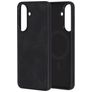 Mobiparts Classic Samsung Galaxy A57 MagSafe TPU / Pele sintética Capa traseira - Graphite Black