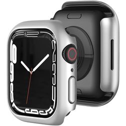 Mobigear Colors sottile Apple Watch - 45 mm Cover rigida - Argento