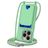 Mobigear Lanyard Card iPhone 16 Pro Max Silikone Cover med snor og kortholder - Grøn