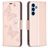 Mobigear Butterfly Samsung Galaxy A54 Etui z klapką typu portfel - Różowe złoto