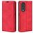 Mobigear Retro Slim HONOR 70 Wallet case - Red