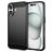 Mobigear Brushed Slim iPhone 16 Plus Flexibel TPU Skal - Svart