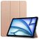 Mobigear Tri-Fold iPad Air 13 polegadas (2026) Capa livro - Rosa dourado