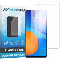 Mobigear Huawei P Smart (2021) Screen Protector Film - Case Friendly (3-Pack)