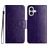Mobigear Flowers iPhone 16 Plus Capa livro Carteira - Roxo
