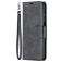 Mobigear Excellent Samsung Galaxy A12 Cover a libro portafoglio - Nero