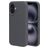 Mobiparts iPhone 16 Silicona Carcasa - Urban Grey