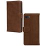 Mobilize Wallet iPhone 8 Aito nahka Lompakkokotelo + Setelitasku - Ruskea