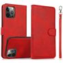 Mobigear Wallet iPhone 16 Pro Max Case Detachable 2-in-1 Wallet Case Wallet - Red