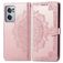 Mobigear Mandala OnePlus Nord CE 2 Cover a libro portafoglio - Oro rosa
