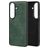 Mobiparts Classic Samsung Galaxy S26 MagSafe TPU / Kunstlæder Bagsidecover - Emerald Green