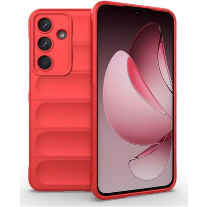 Mobigear Bumpy Samsung Galaxy S25 FE TPU flexible Carcasa - Rojo