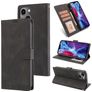 Mobigear Wallet iPhone 14 Plånboksfodral med sedelfack - Svart