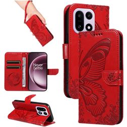 Mobigear Butterfly OnePlus 15 Capa livro Carteira - Vermelho