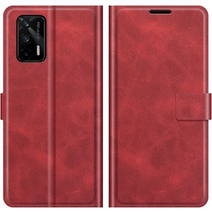 Mobigear Wallet Realme GT Capa livro Carteira - Vermelho