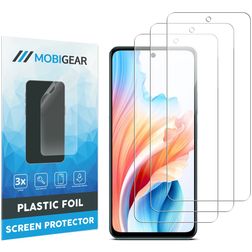 Mobigear OPPO A38 Skærmbeskytter Folie - Case Friendly (3-pak)