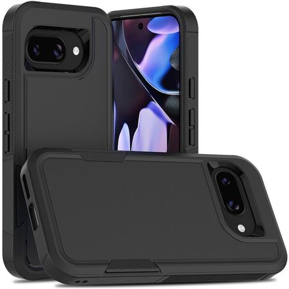 Mobigear Heavy Armor Google Pixel 9a Hårdt Bagsidecover Stødsikkert - Sort