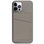 Nudient Magnet Thin Læder Kortholder - 3 kort - MagSafe-kompatibel - Clay Beige