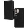 Mobilize Wallet Samsung Galaxy S24 Ultra Piel auténtica Funda tipo libro Cartera - Negro