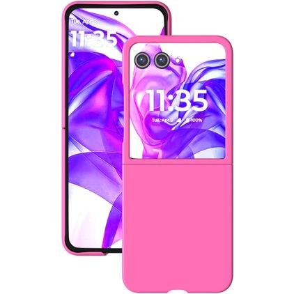 Mobigear Colors Motorola Razr 50 Ultra Hårdt Bagsidecover - Magenta