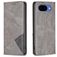 Mobigear Rhombus Slim Google Pixel 10a Cover a libro - Grigio