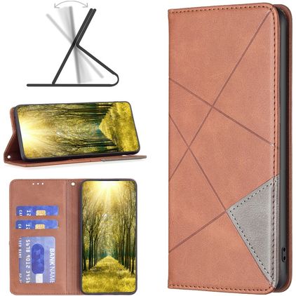 Mobigear Rhombus Slim Google Pixel 7 Pungetui - Brun