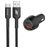 Mobigear Essentials Dual USB / USB-C Billader USB-C 1 m Power Delivery 48W - Sort