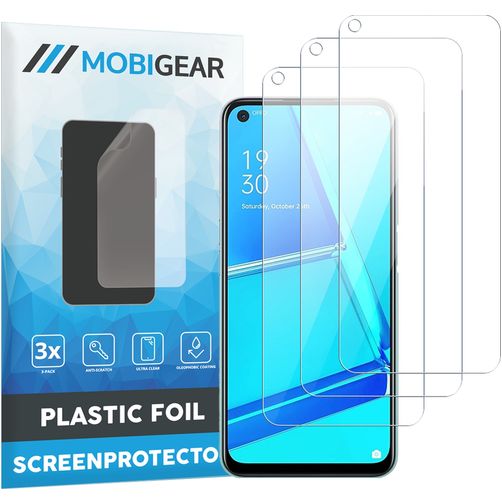Mobigear OPPO A52 Screen Protector Film - Case Friendly (3-Pack)
