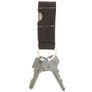Valenta Keychain Leather Keychain with Coin Pocket - Brown